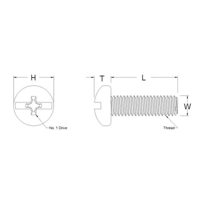 Pan Head Star Machine Screws